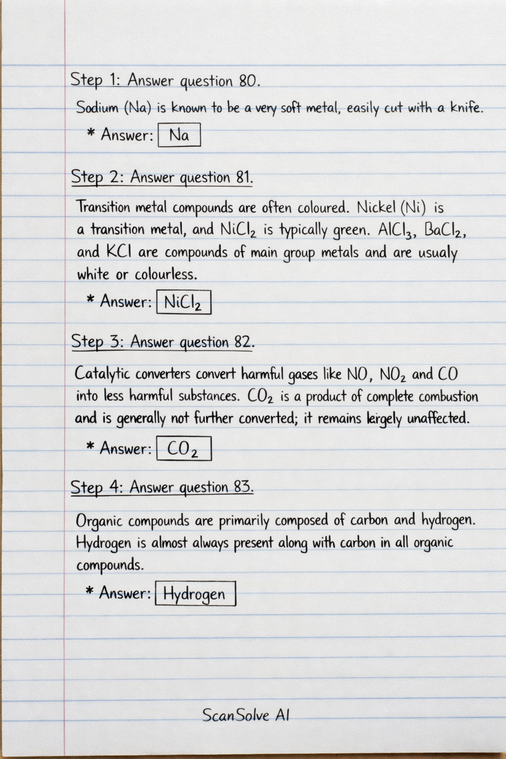 Handwritten step-by-step solution preview