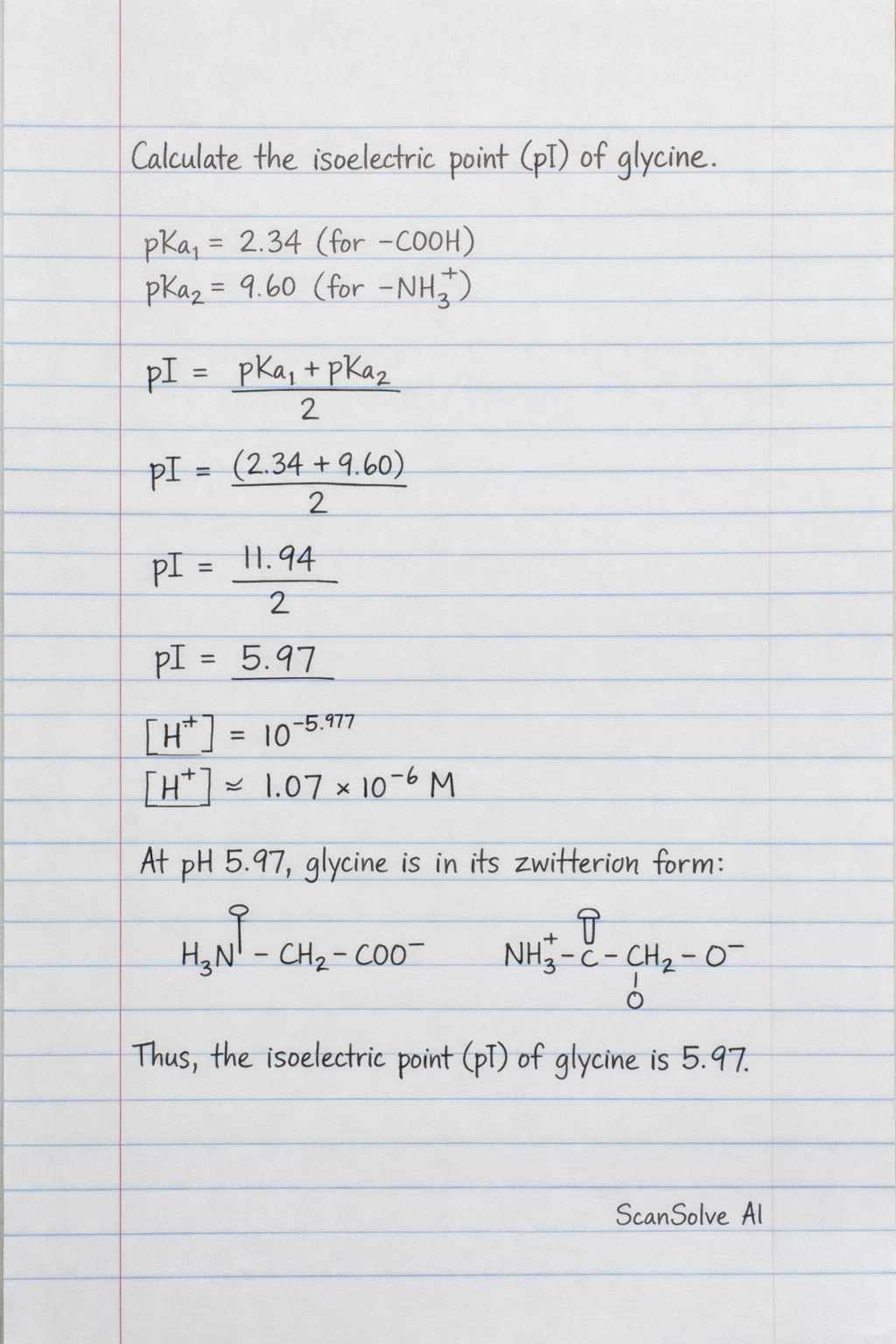 Handwritten step-by-step solution preview