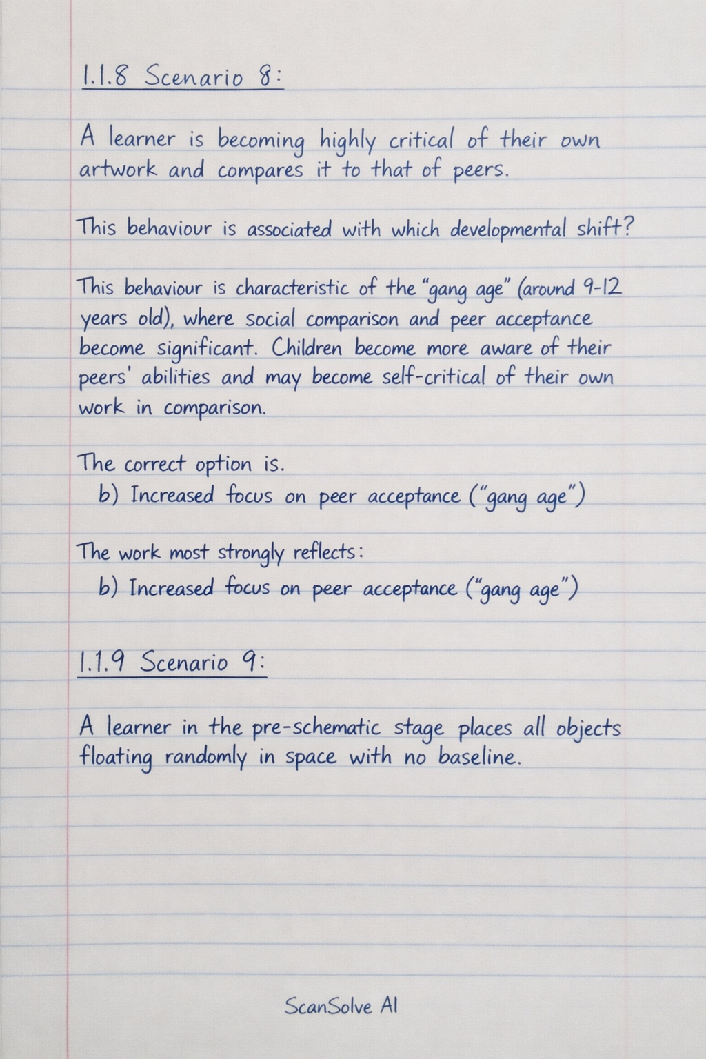 Handwritten step-by-step solution preview