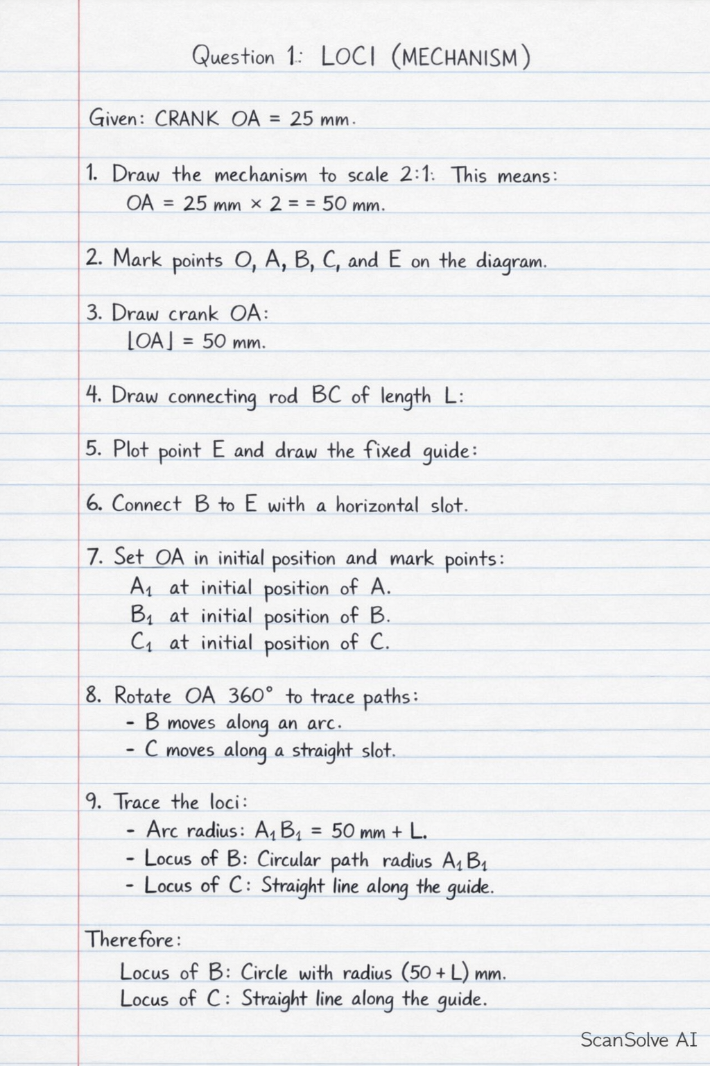 Handwritten step-by-step solution preview