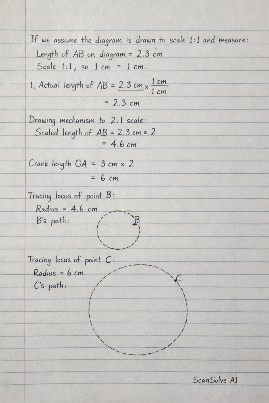 Handwritten step-by-step solution preview