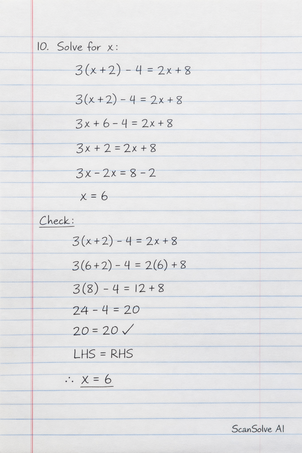 Handwritten step-by-step solution preview