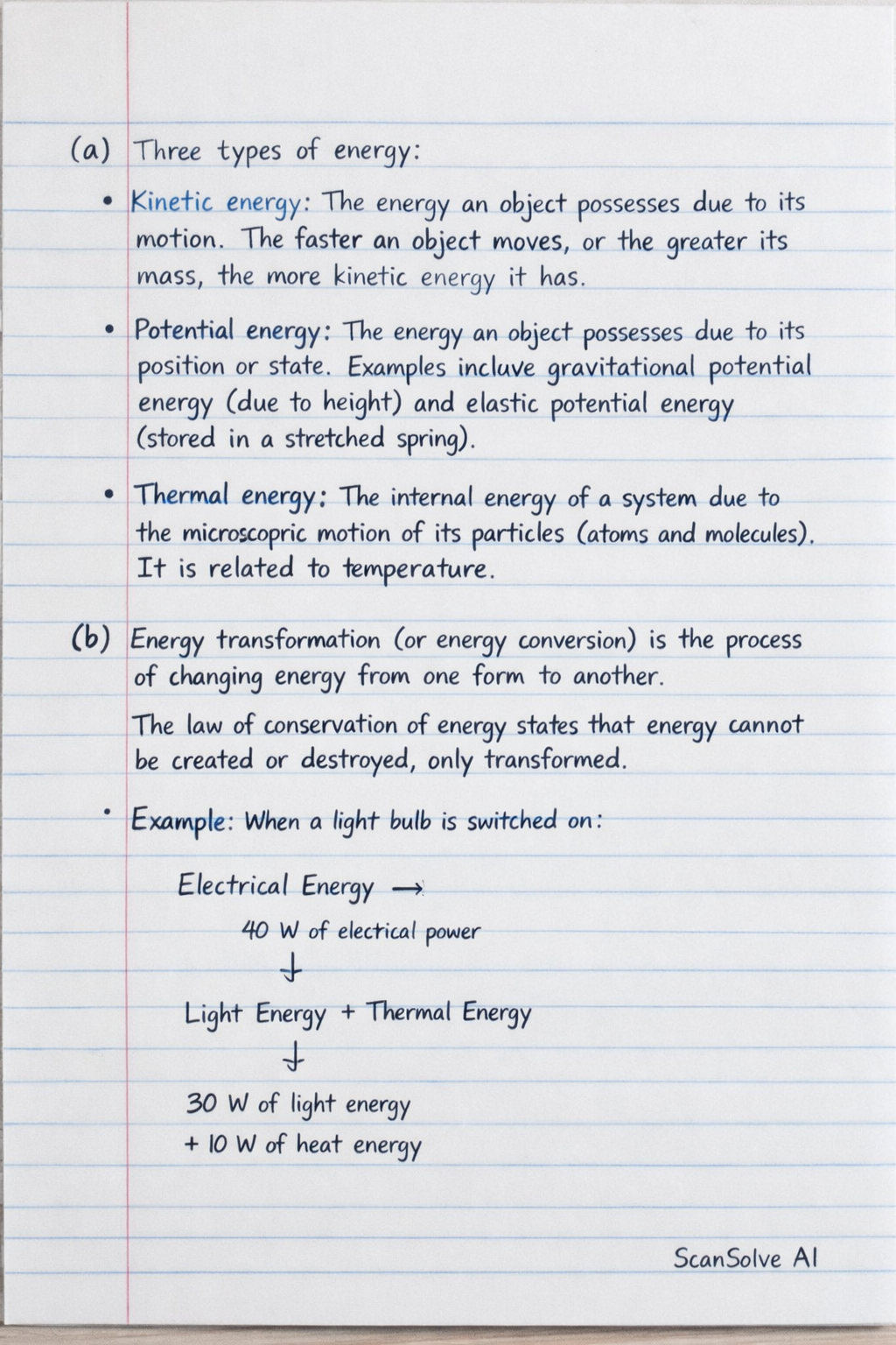 Handwritten step-by-step solution preview