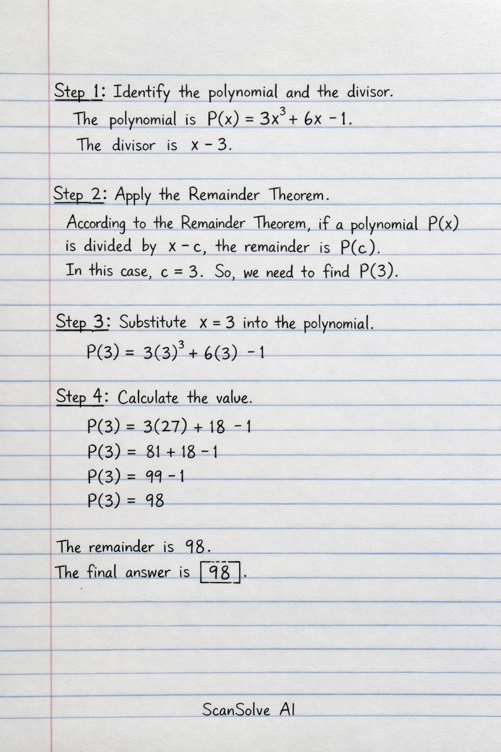 Handwritten step-by-step solution preview