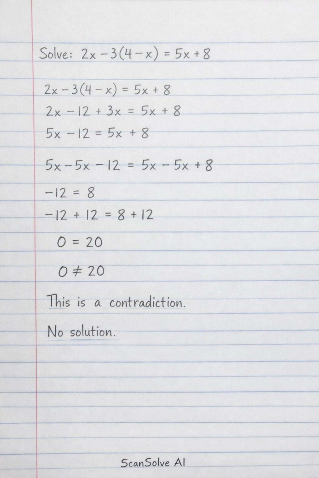 Handwritten step-by-step solution preview