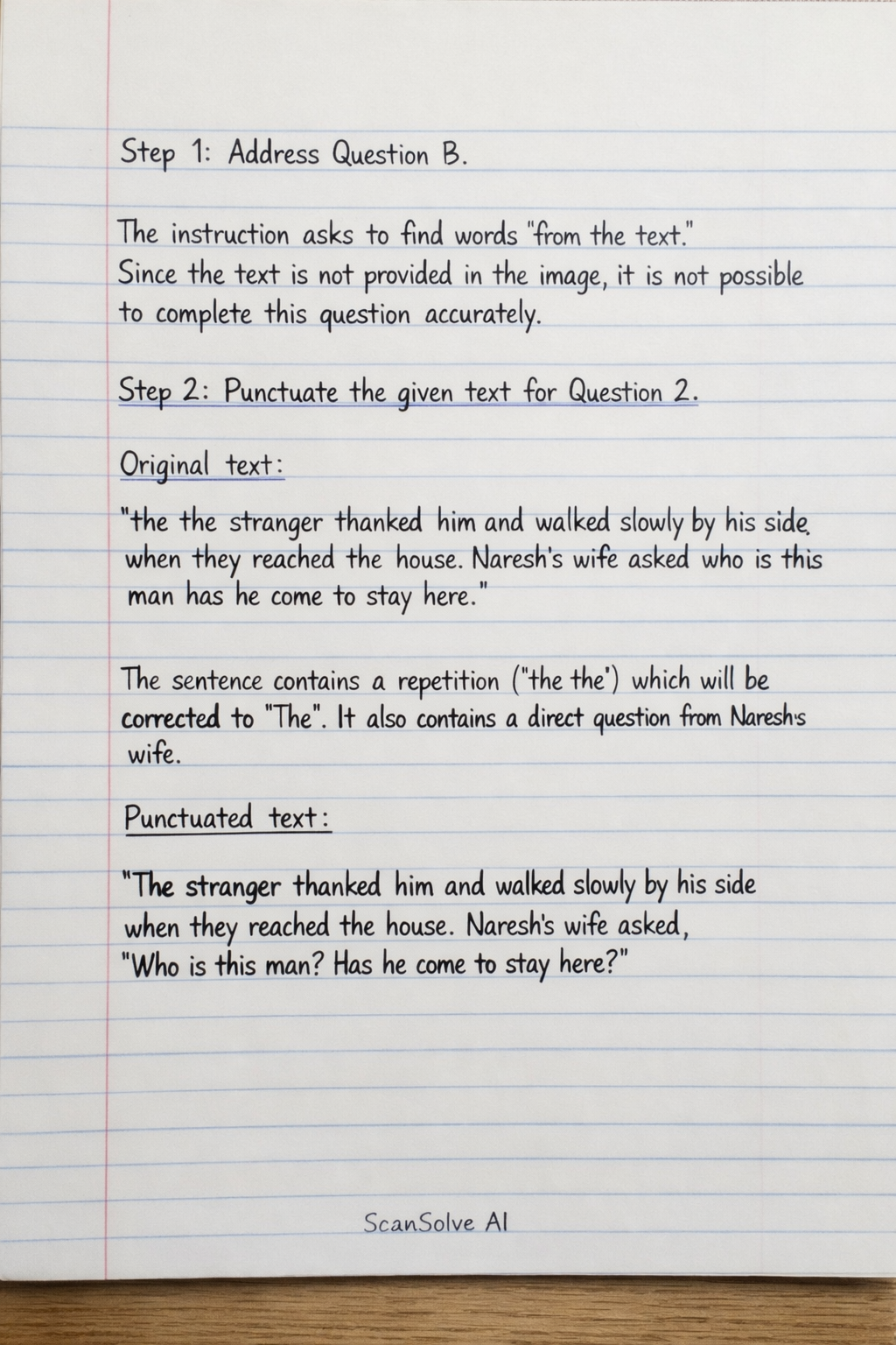 Handwritten step-by-step solution preview