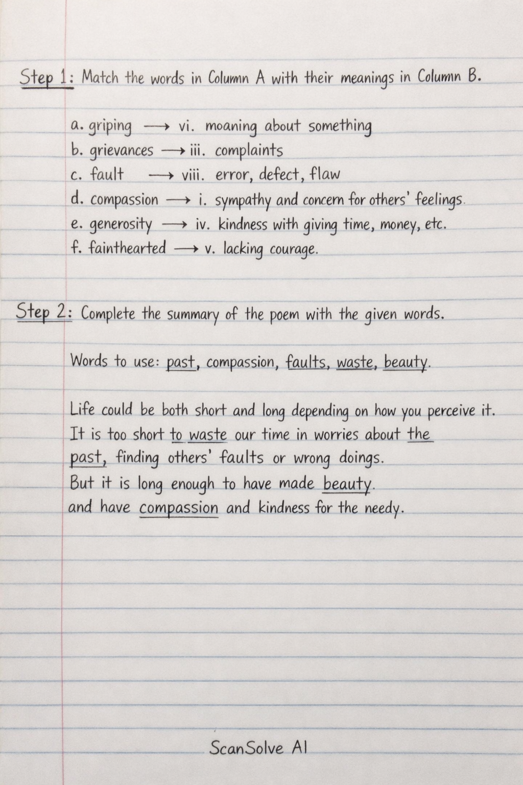 Handwritten step-by-step solution preview