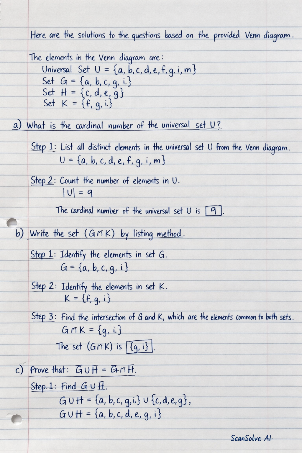 Handwritten step-by-step solution preview