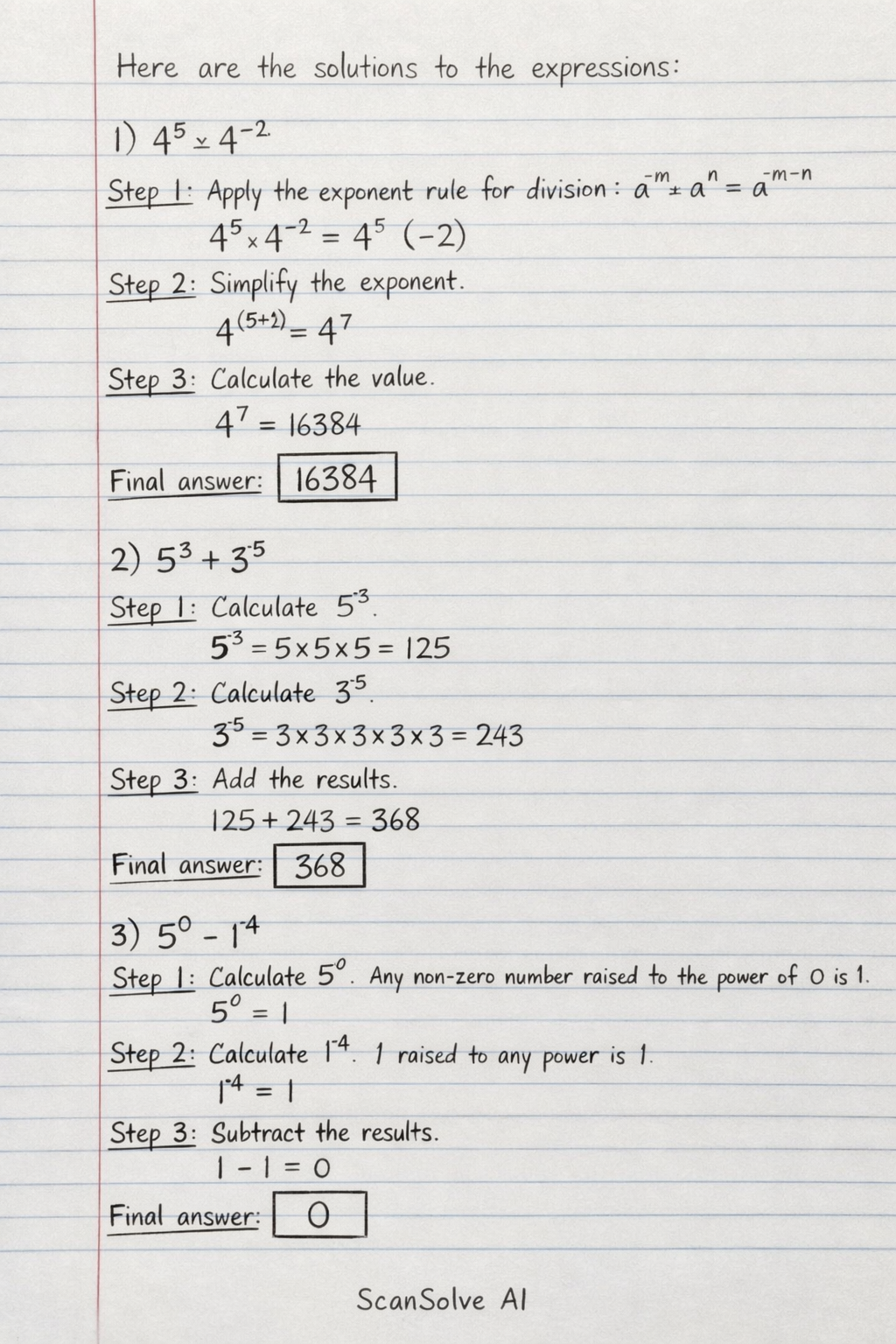Handwritten step-by-step solution preview