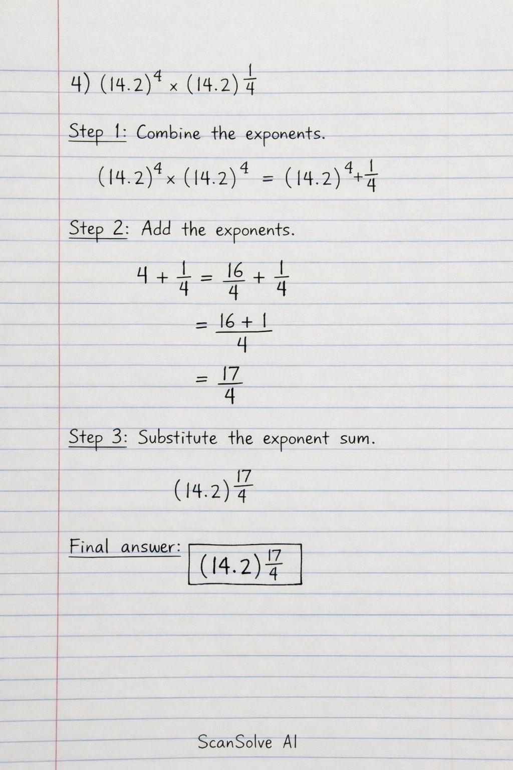 Handwritten step-by-step solution preview