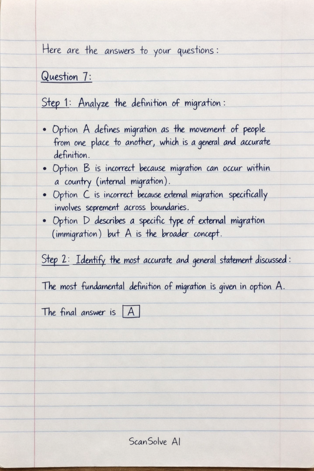 Handwritten step-by-step solution preview