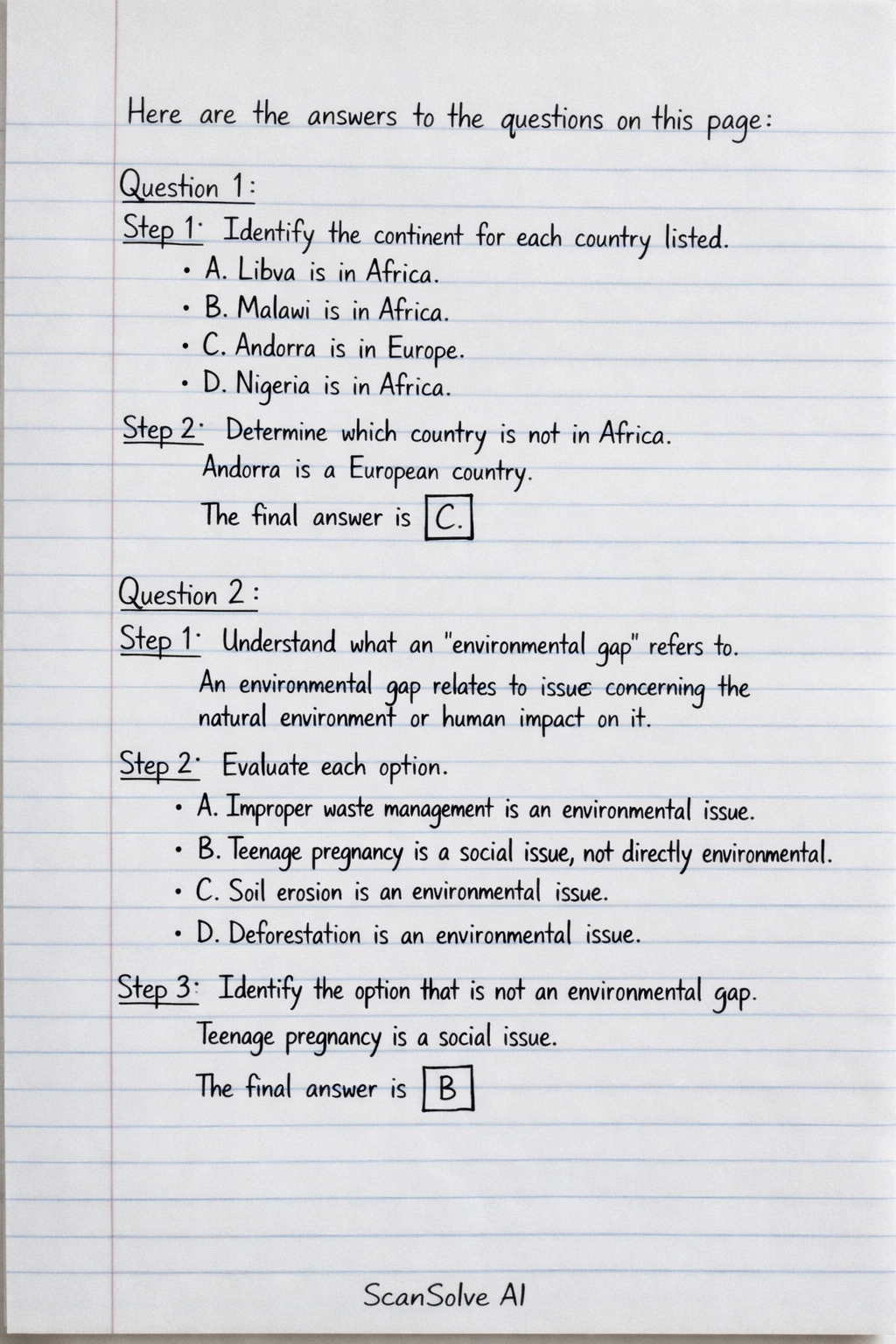 Handwritten step-by-step solution preview
