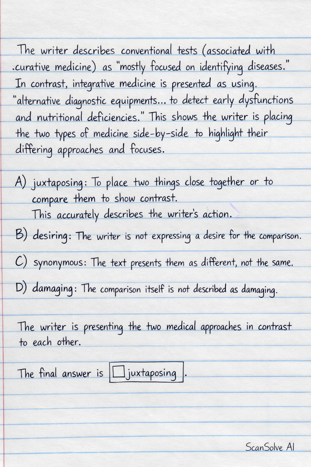 Handwritten step-by-step solution preview