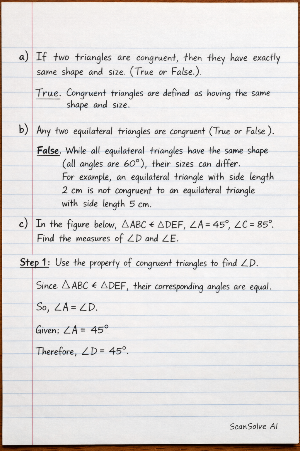 Handwritten step-by-step solution preview