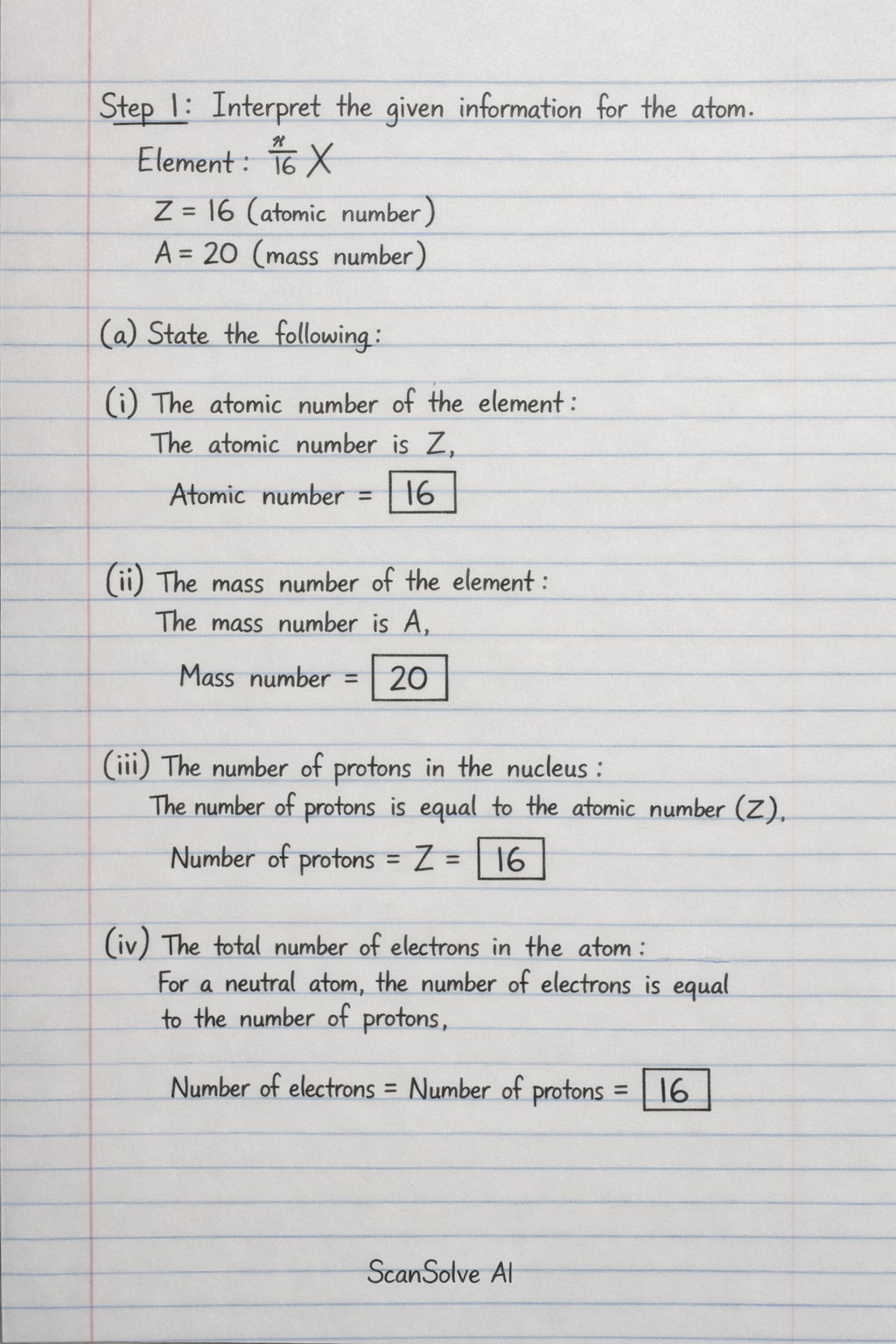 Handwritten step-by-step solution preview