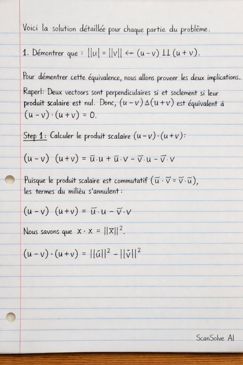 Handwritten step-by-step solution preview