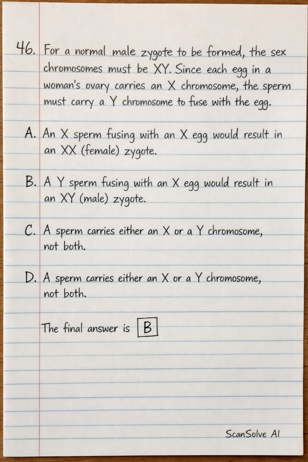 Handwritten step-by-step solution preview