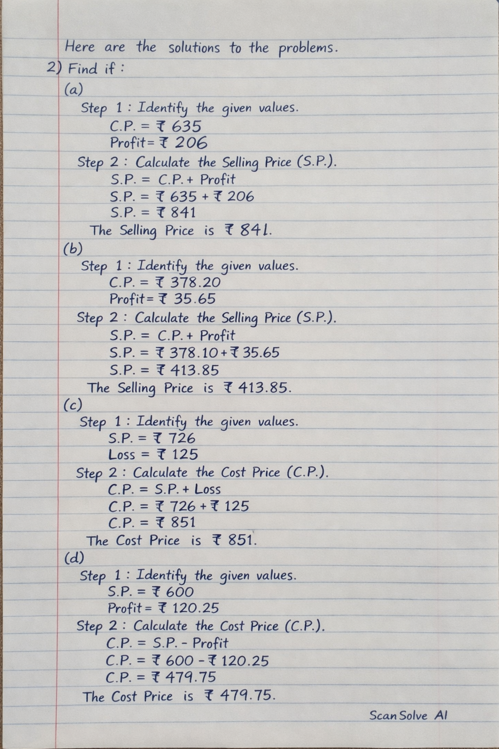 Handwritten step-by-step solution preview