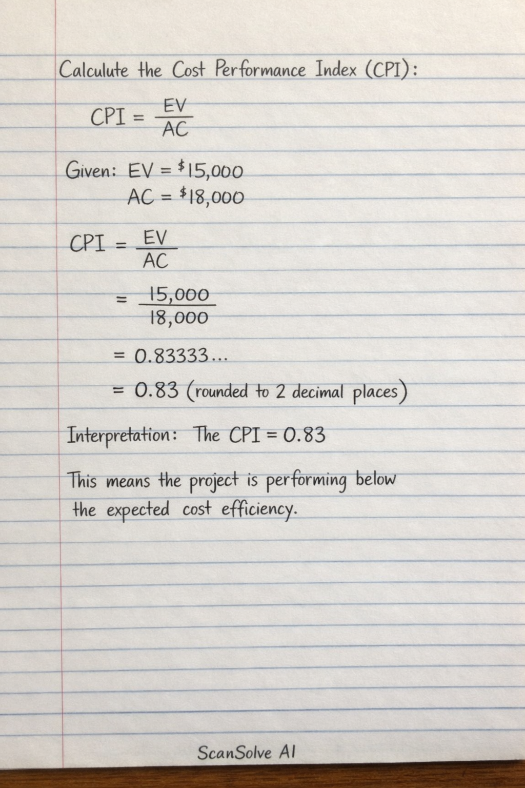 Handwritten step-by-step solution preview