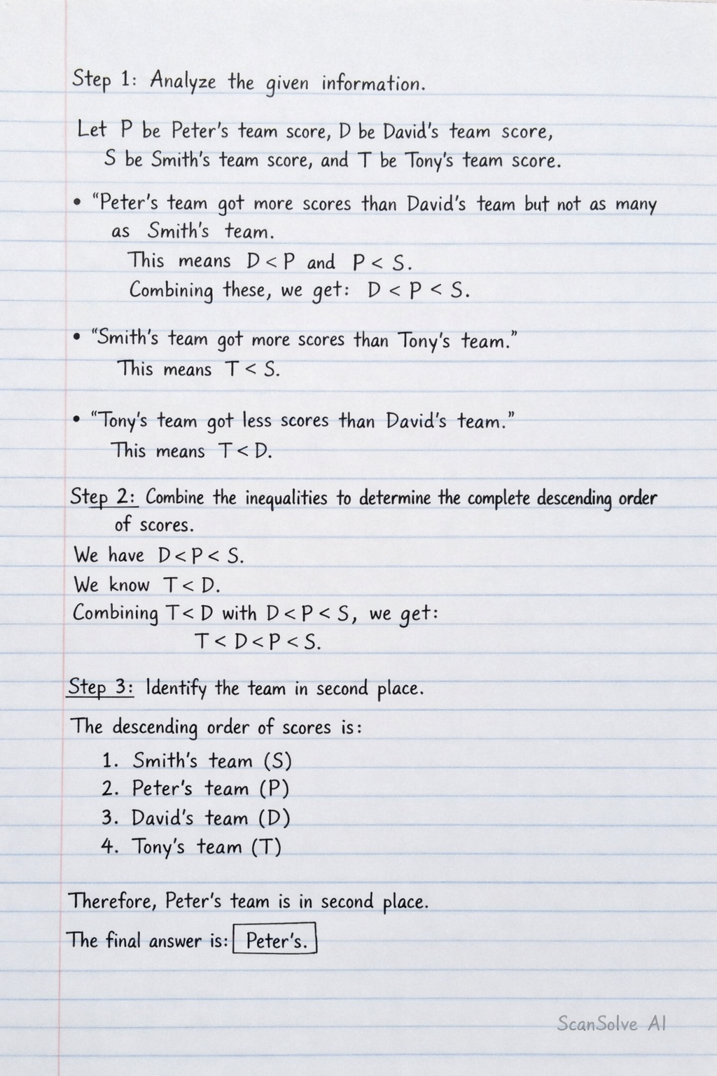 Handwritten step-by-step solution preview