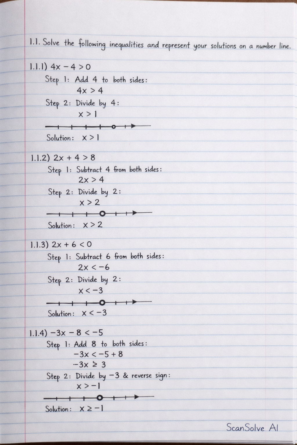 Handwritten step-by-step solution preview