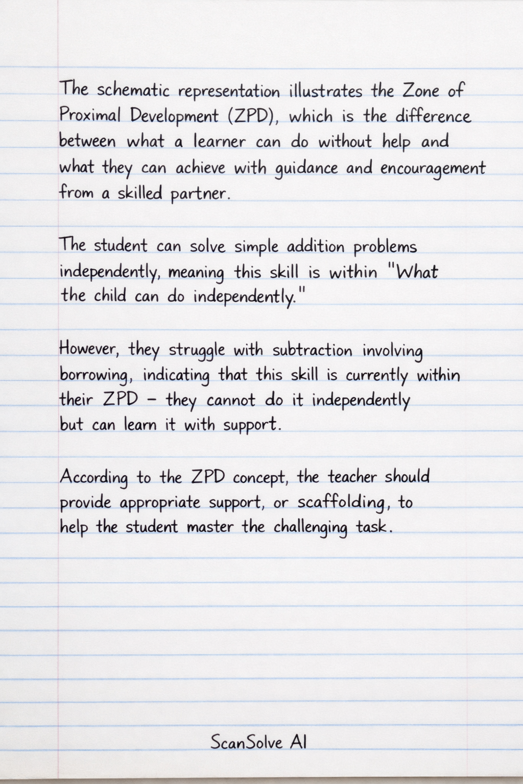Handwritten step-by-step solution preview