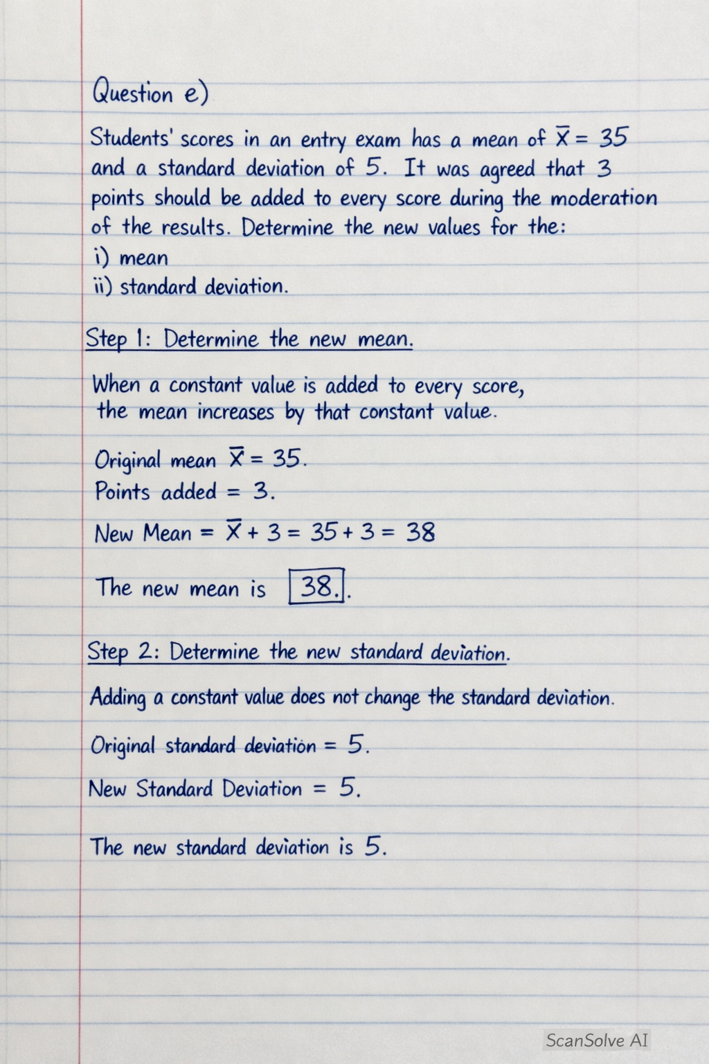 Handwritten step-by-step solution preview