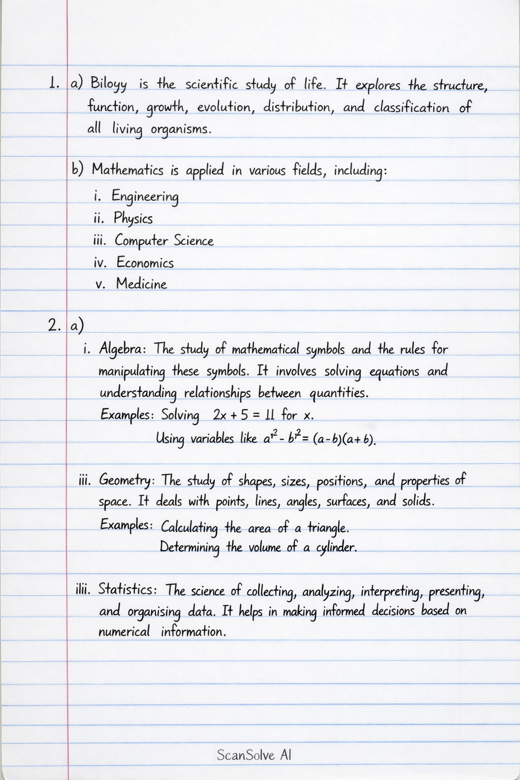 Handwritten step-by-step solution preview