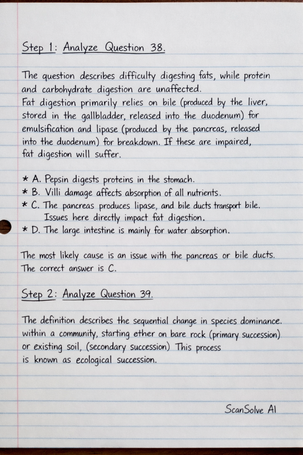 Handwritten step-by-step solution preview