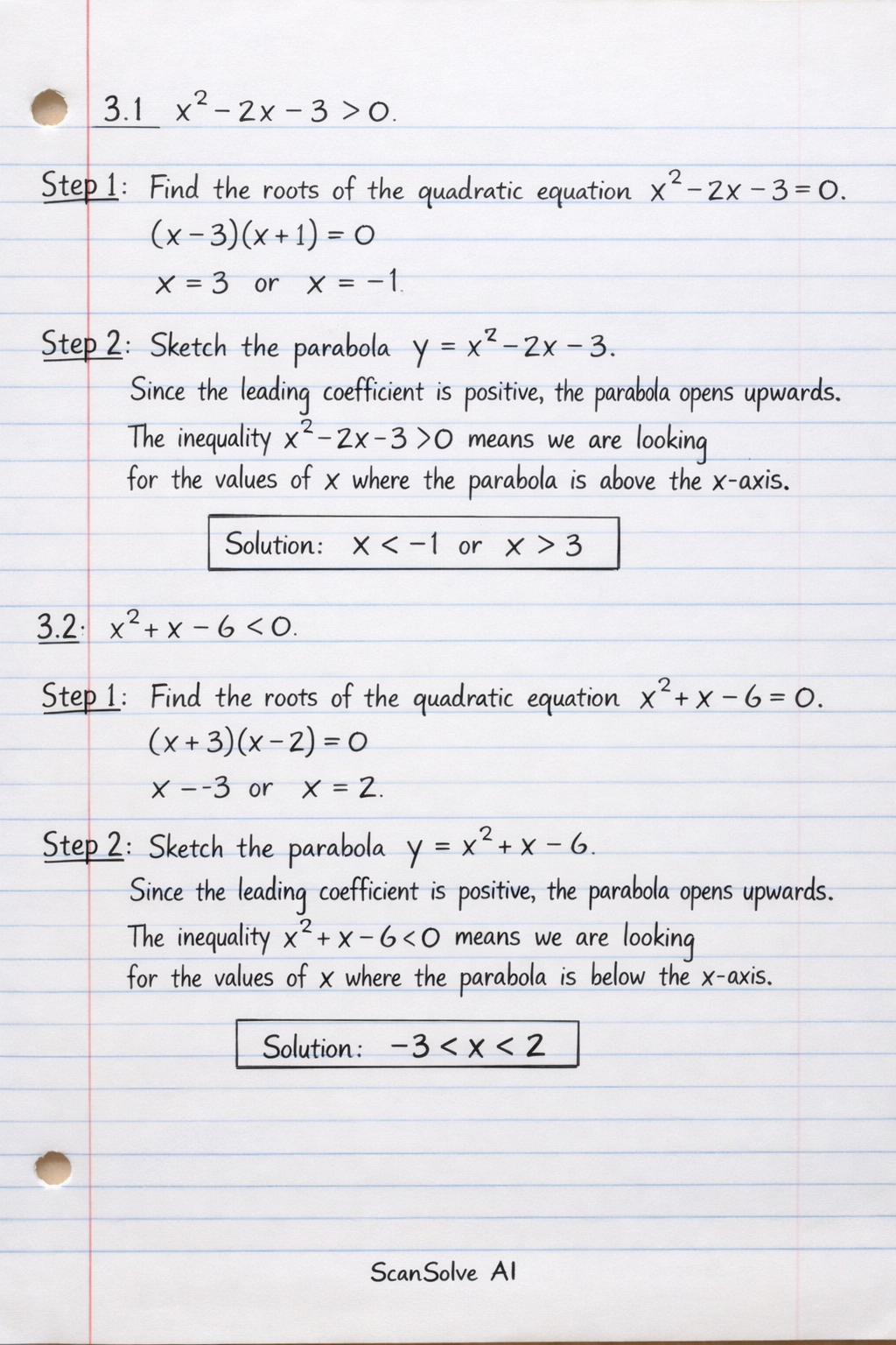 Handwritten step-by-step solution preview