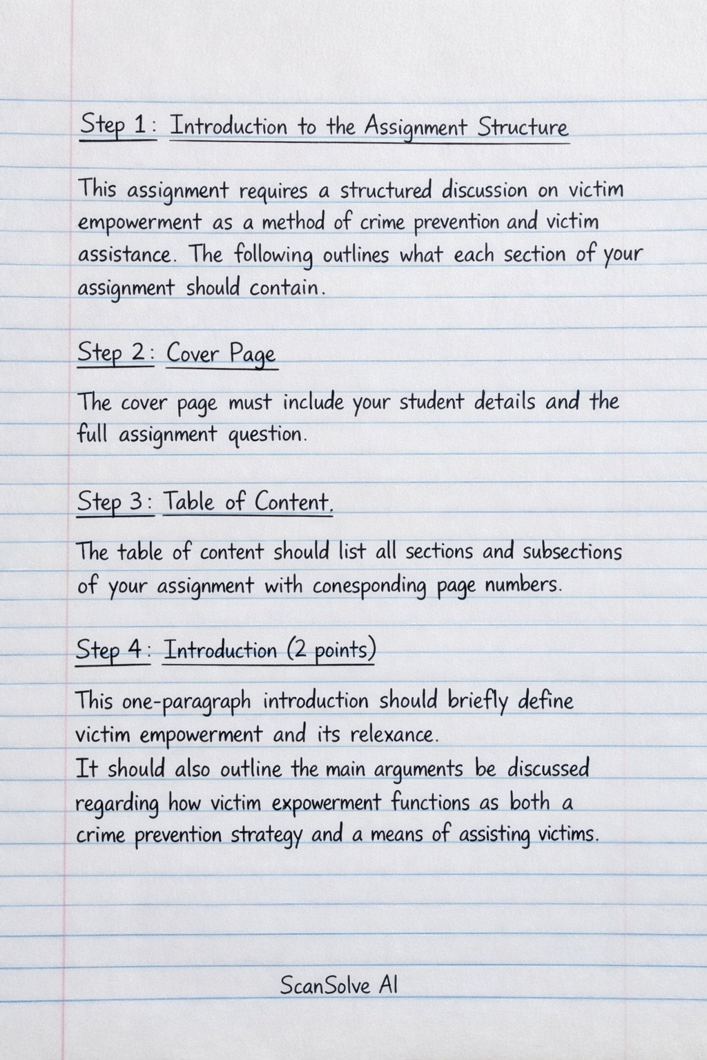Handwritten step-by-step solution preview