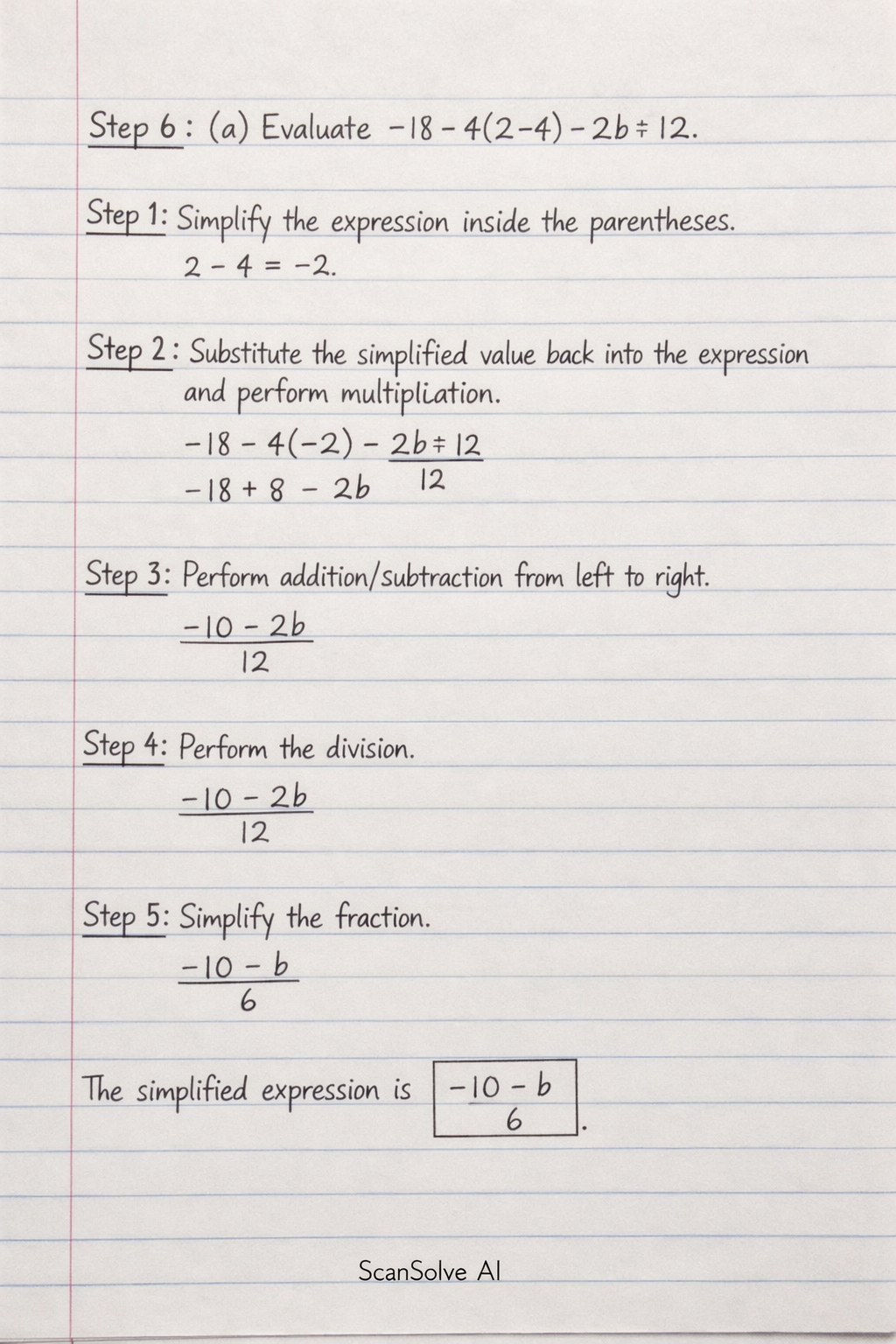 Handwritten step-by-step solution preview