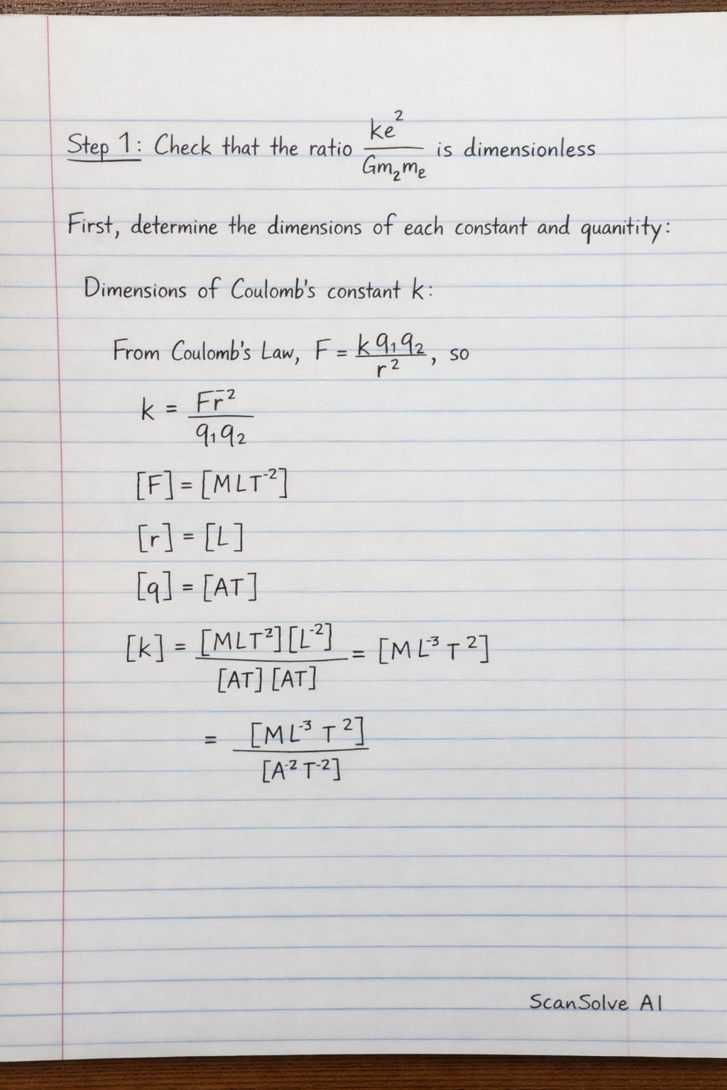 Handwritten step-by-step solution preview
