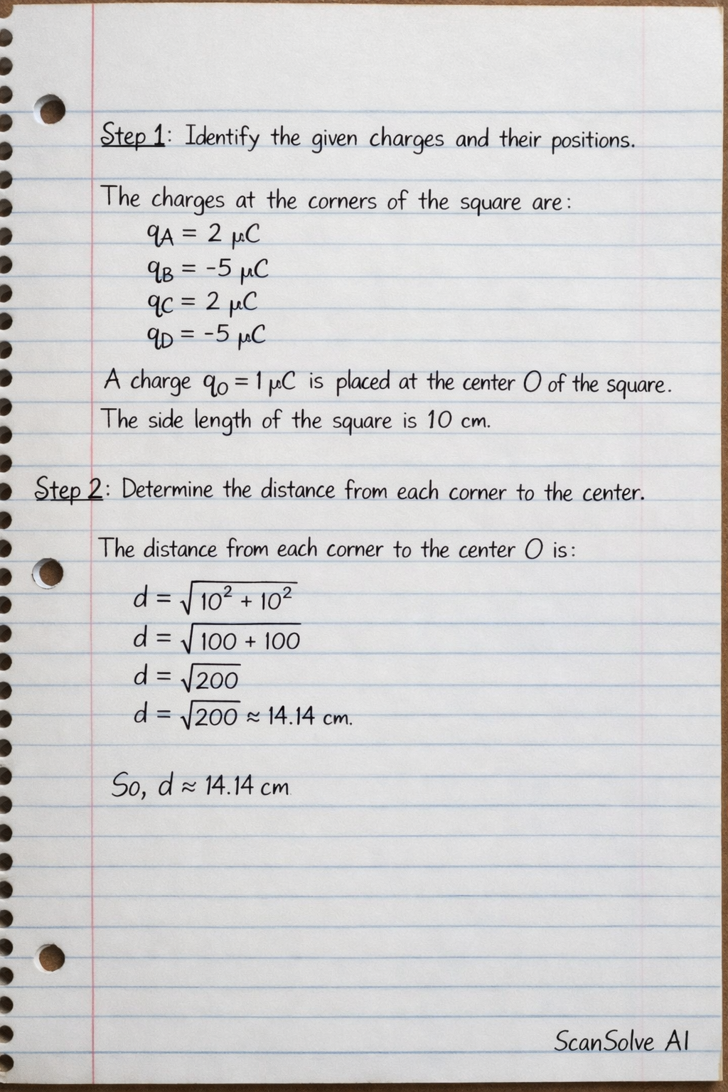 Handwritten step-by-step solution preview