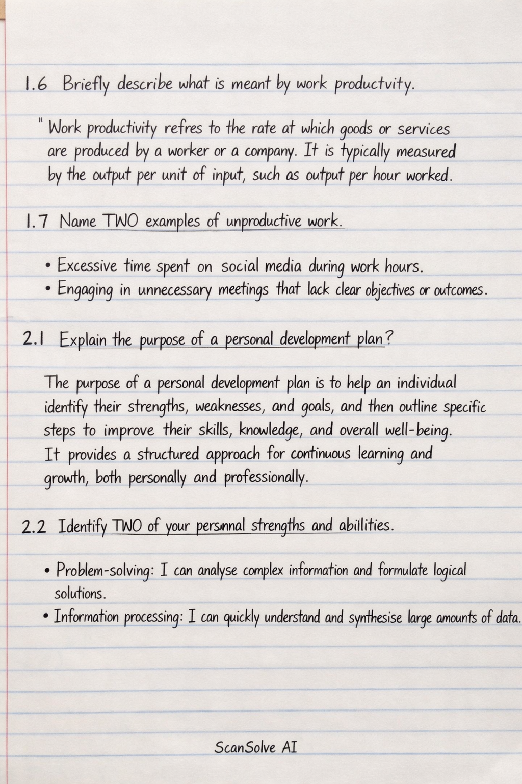 Handwritten step-by-step solution preview
