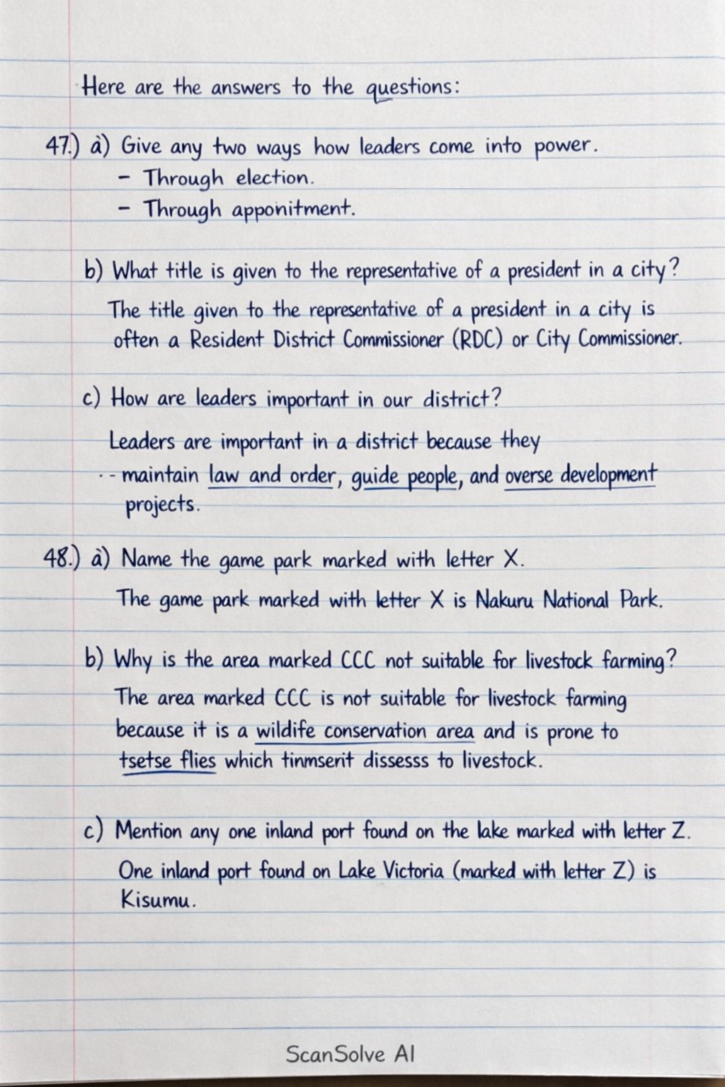 Handwritten step-by-step solution preview