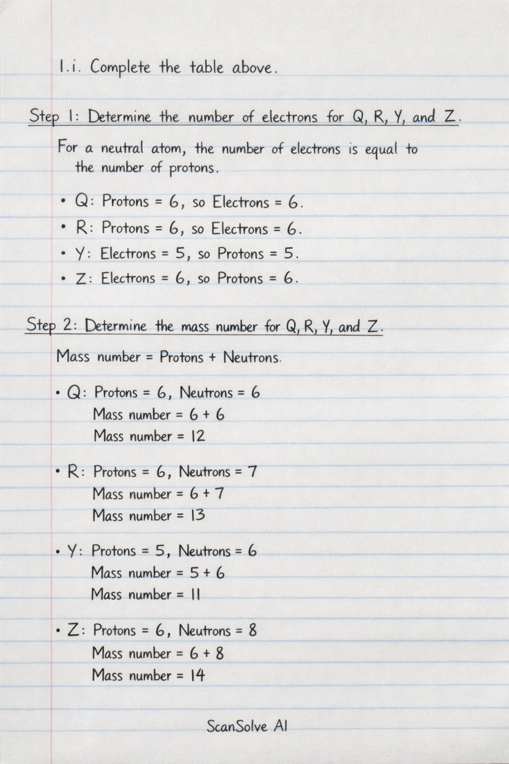 Handwritten step-by-step solution preview