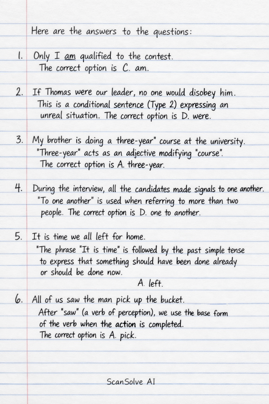 Handwritten step-by-step solution preview