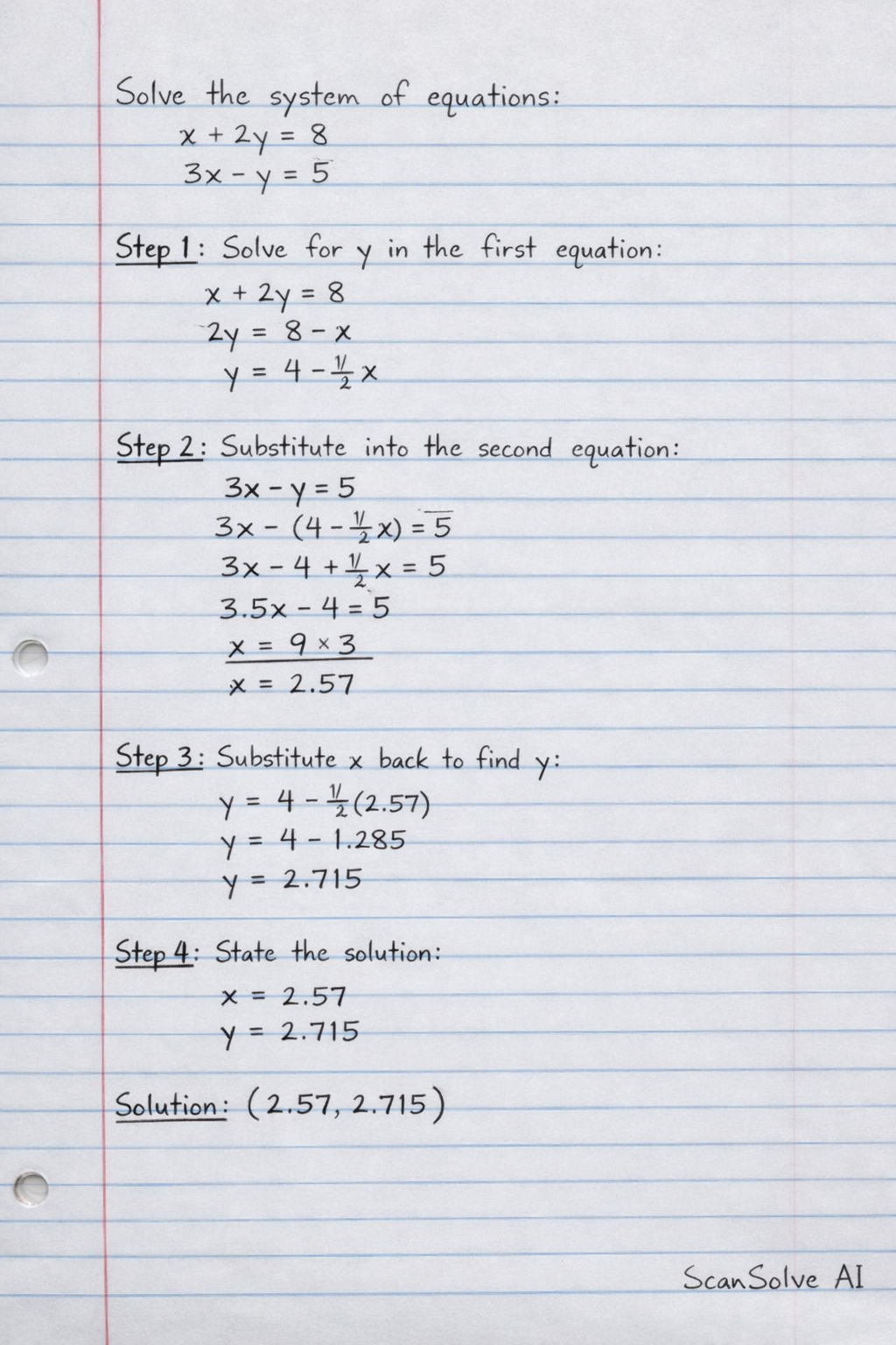 Handwritten step-by-step solution preview