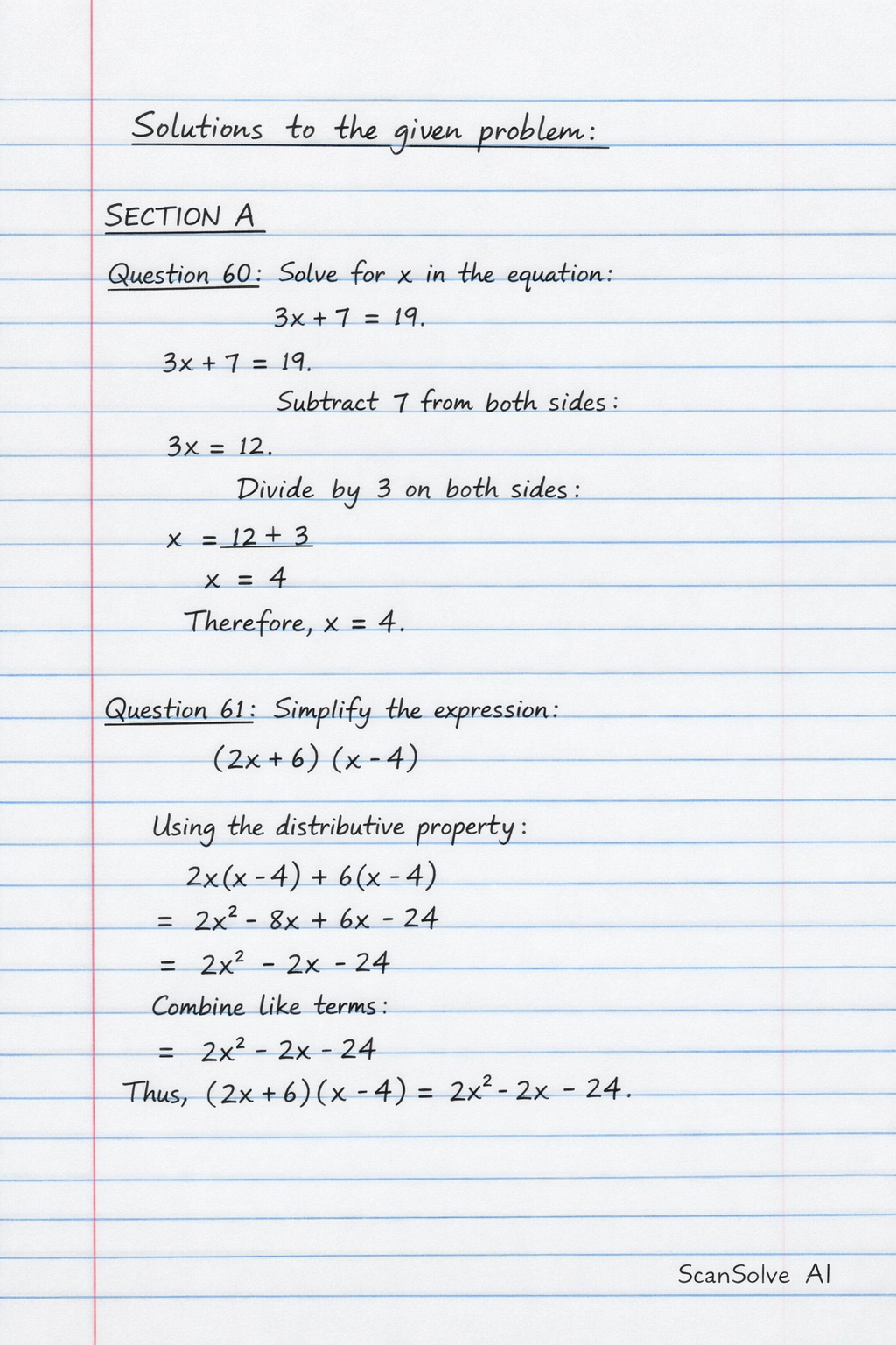 Handwritten step-by-step solution preview
