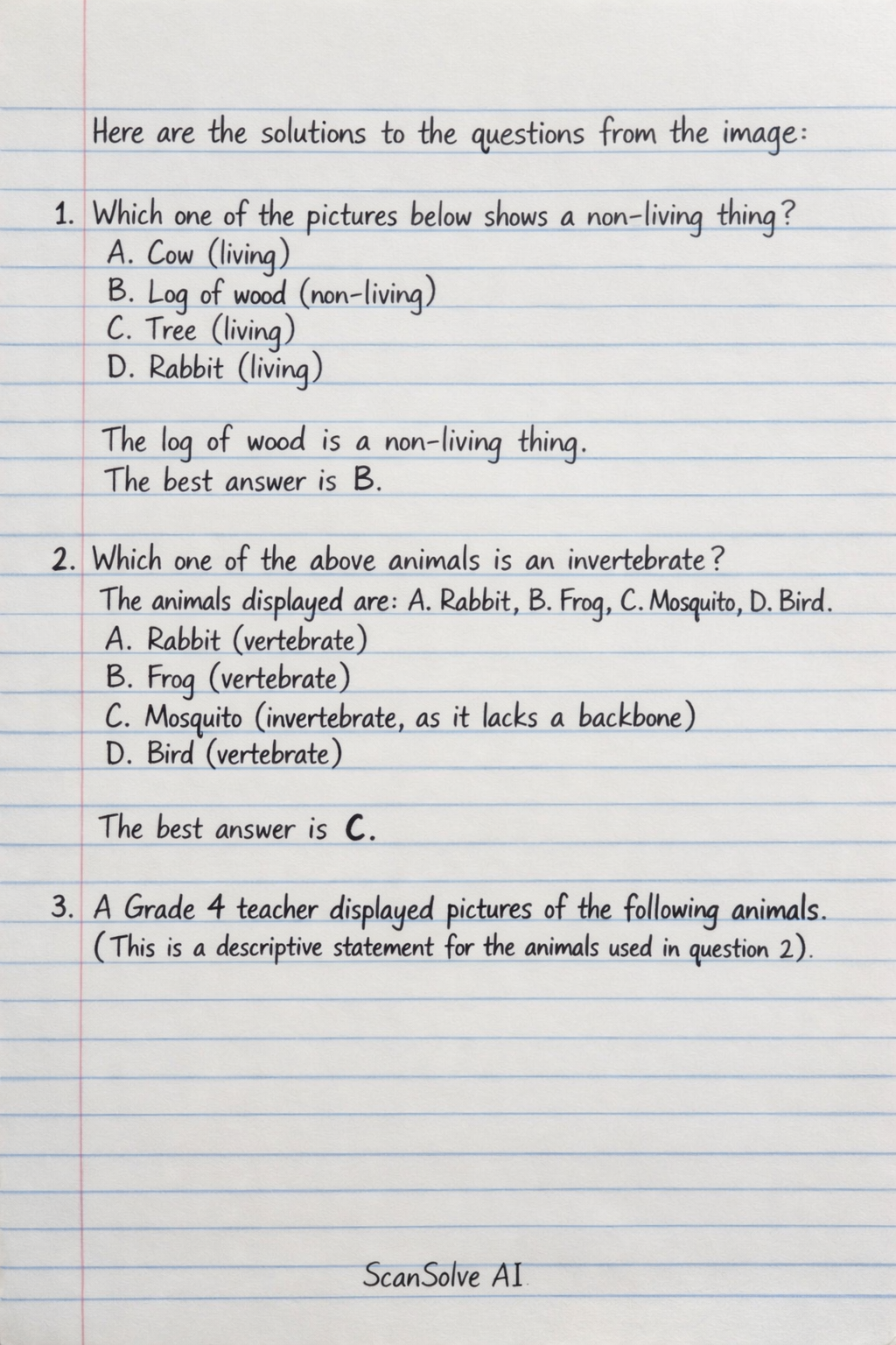 Handwritten step-by-step solution preview