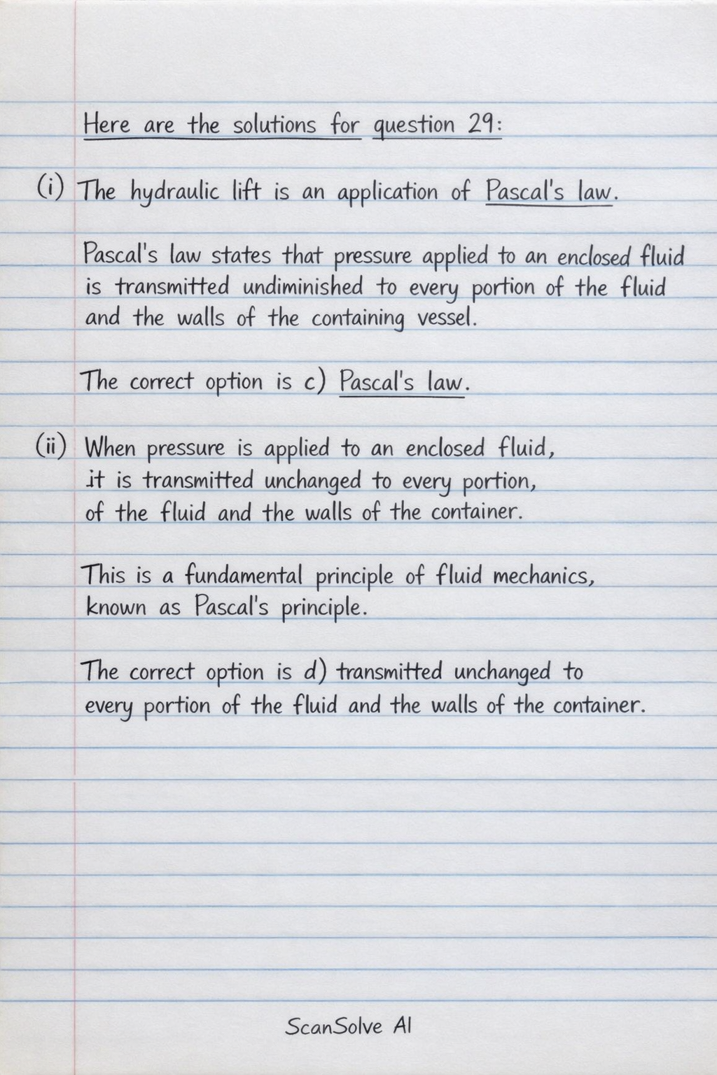 Handwritten step-by-step solution preview