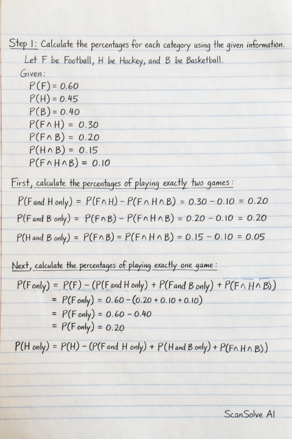 Handwritten step-by-step solution preview