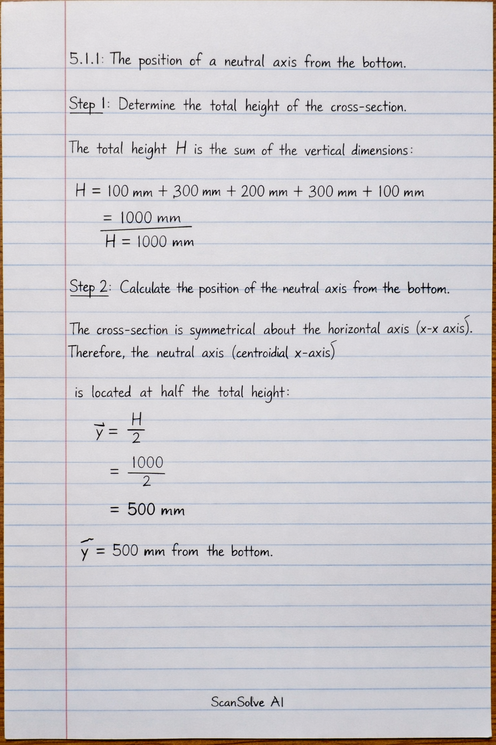 Handwritten step-by-step solution preview