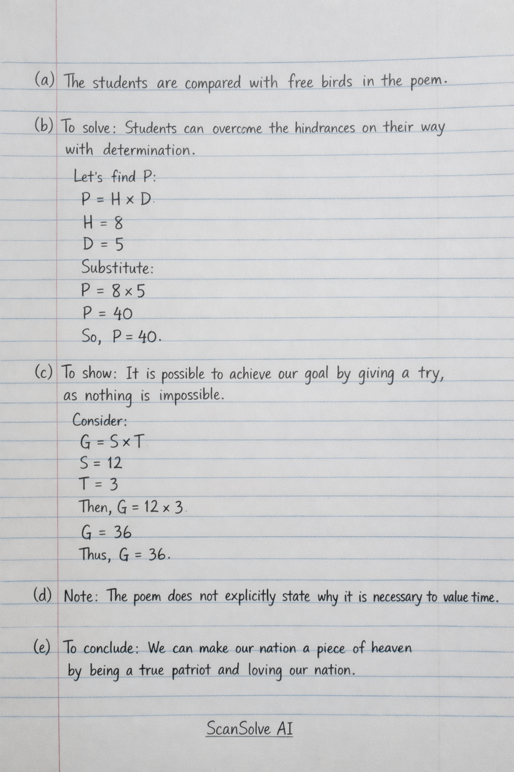 Handwritten step-by-step solution preview