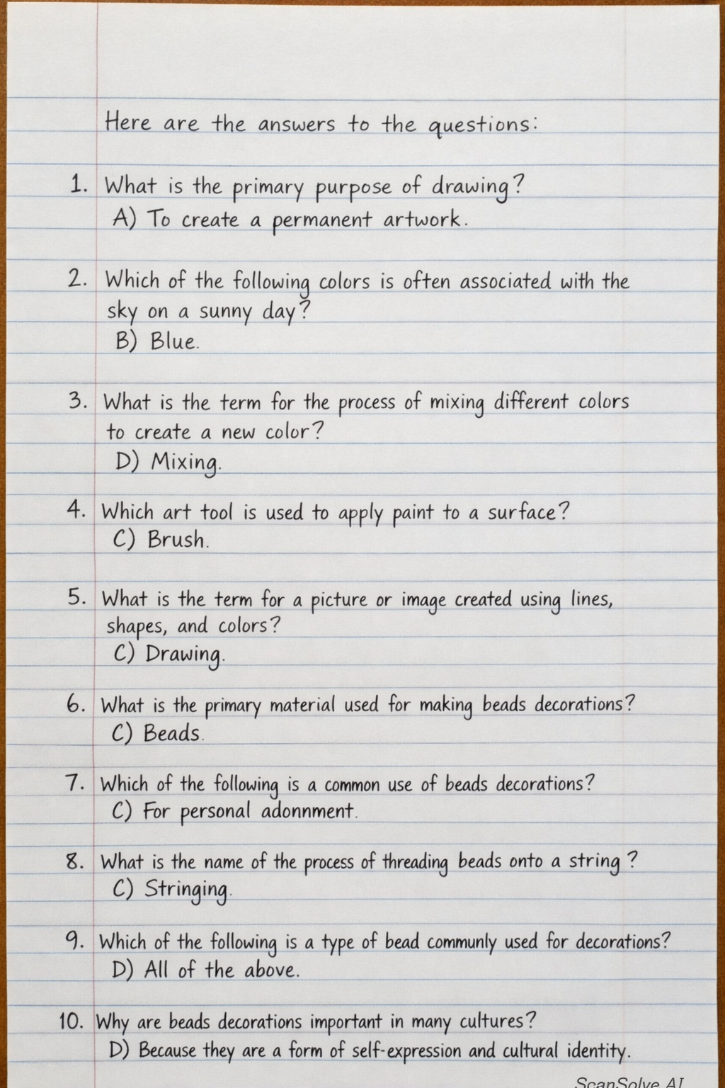 Handwritten step-by-step solution preview