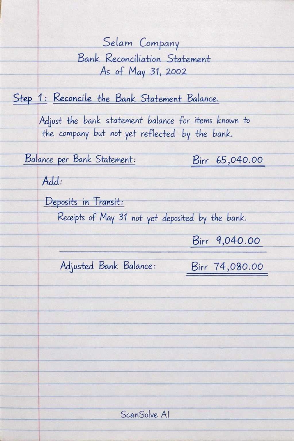 Handwritten step-by-step solution preview