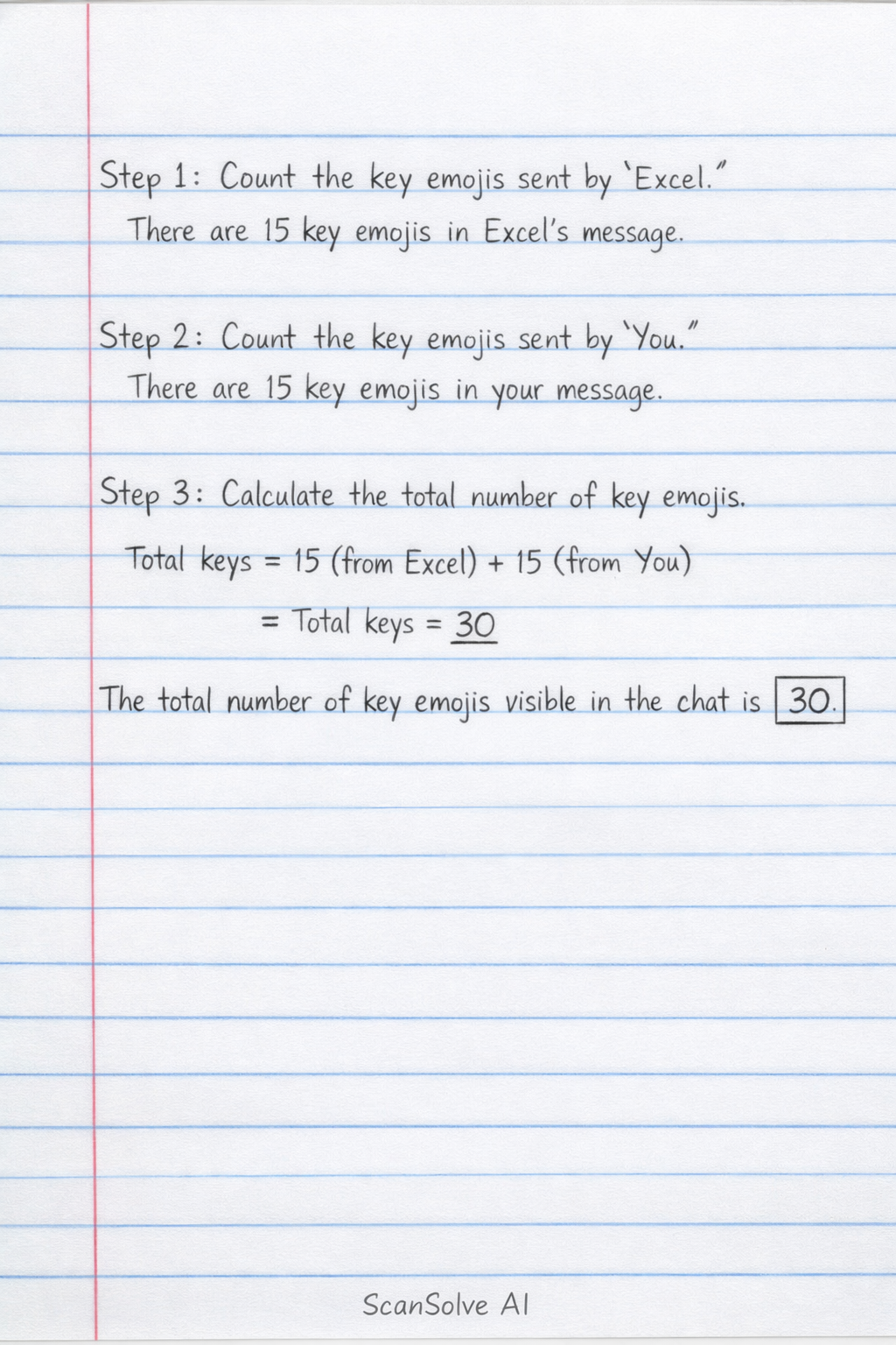 Handwritten step-by-step solution preview