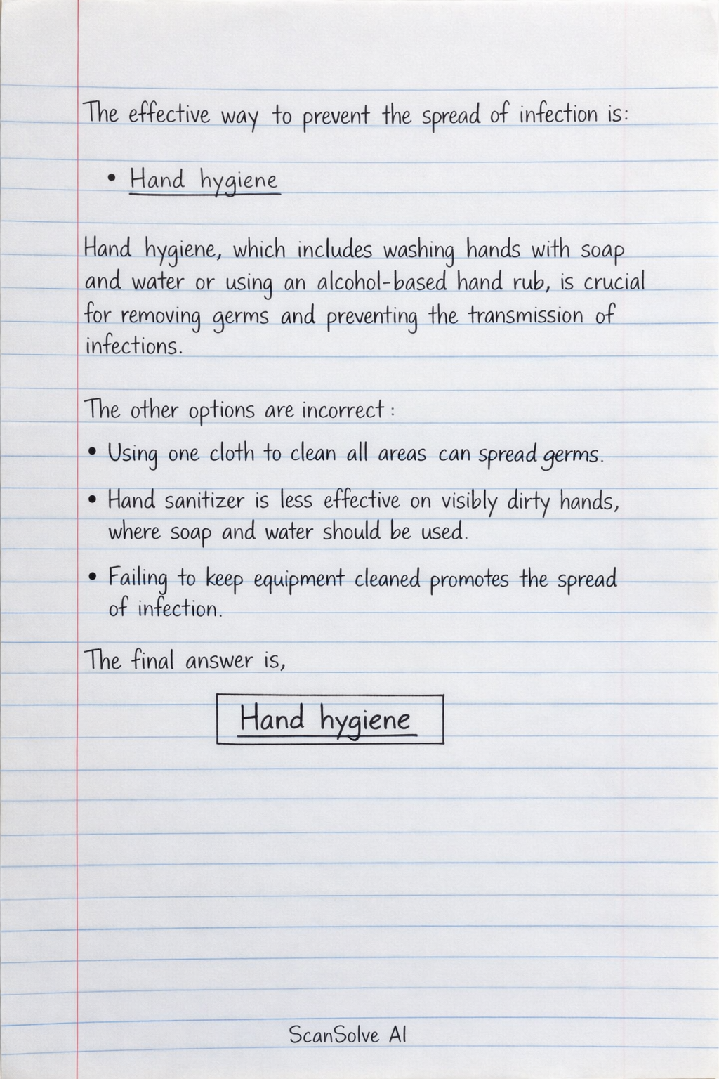 Handwritten step-by-step solution preview