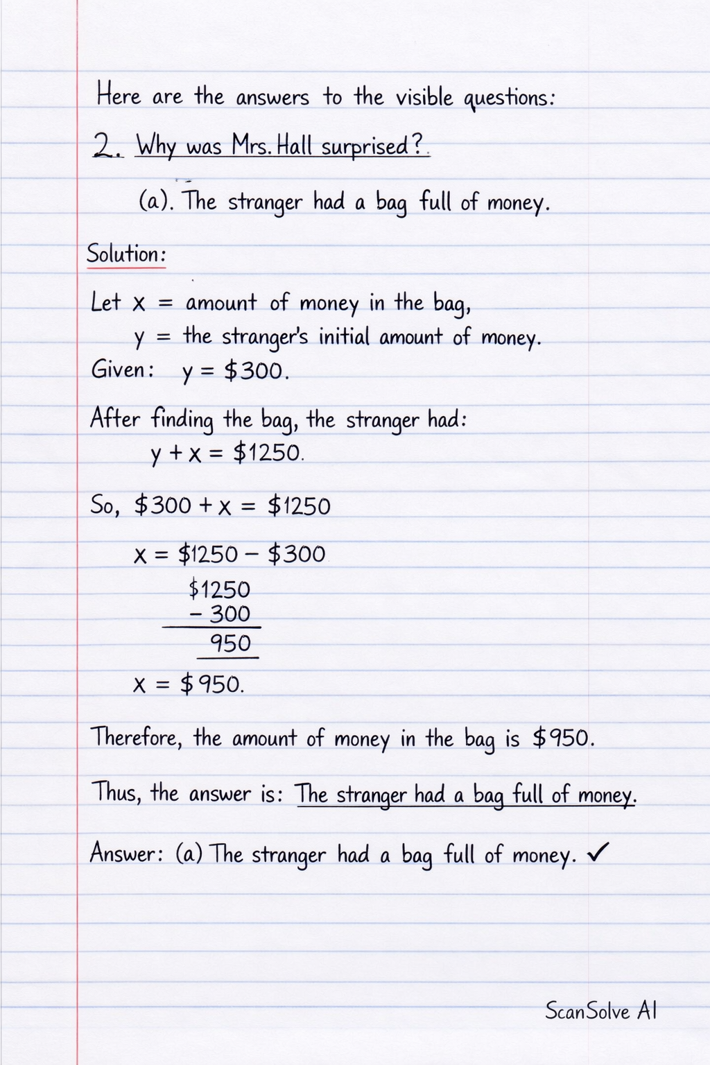 Handwritten step-by-step solution preview